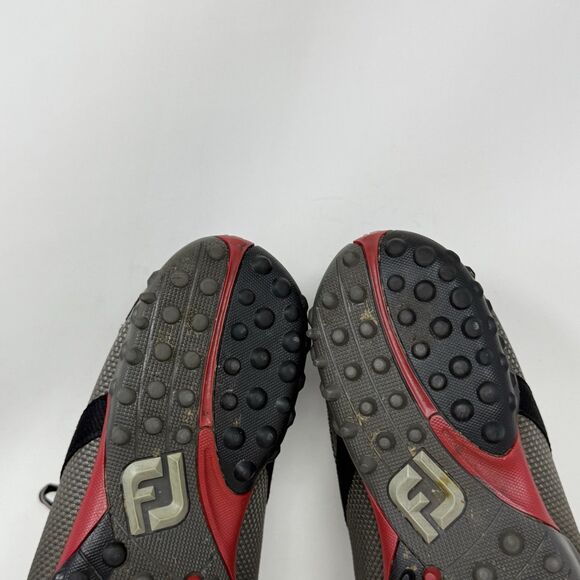 Footjoy M Project Golf Shoes Mens 8 W Wide Gray Black Spikeless 55247 - Picture 14 of 15